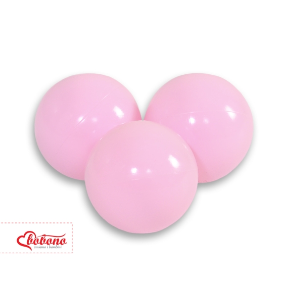 Plastic balls for the dry pool 50pcs - light pink