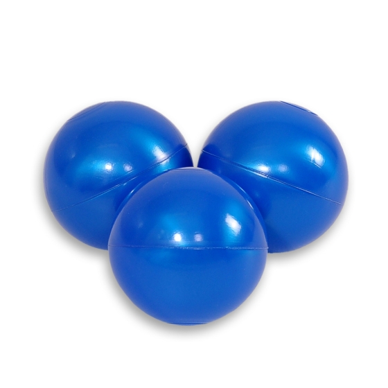 Plastic balls for the dry pool 50pcs - pearl blue
