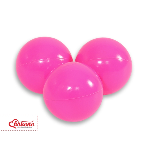 Plastic balls for the dry pool 50pcs - pink