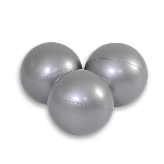 Plastic balls for the dry pool 50pcs - silver