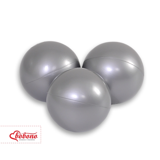 Plastic balls for the dry pool 50pcs - silver