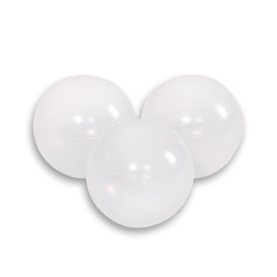 Plastic balls for the dry pool 50pcs - transparent