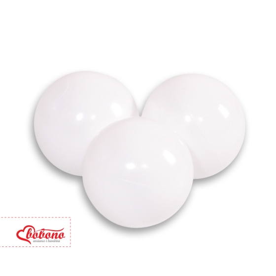 Plastic balls for the dry pool 50pcs - white