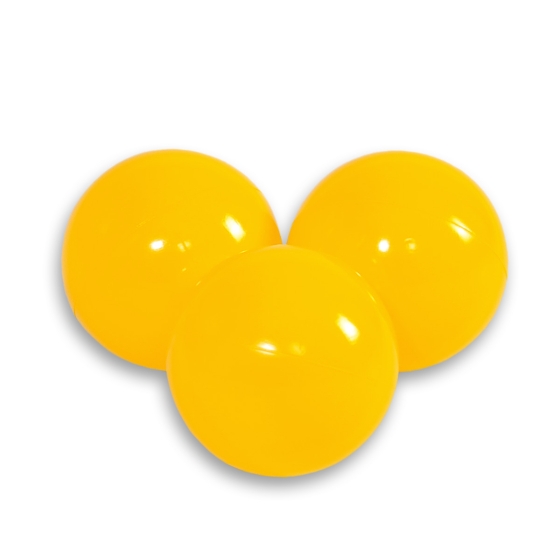 Plastic balls for the dry pool 50pcs - yellow