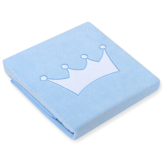 Polar fleece blanket for Baby- Little Prince/Princess blue