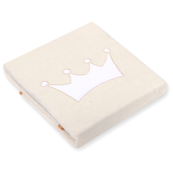 Polar fleece blanket for Baby- Little Prince/Princess cream