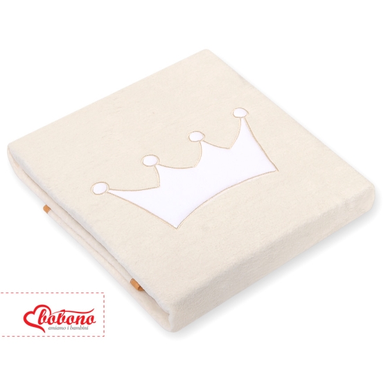 Polar fleece blanket for Baby- Little Prince/Princess cream