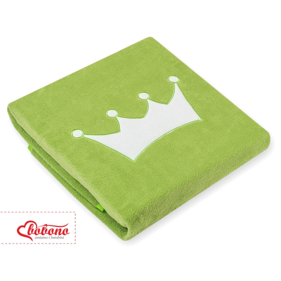 Polar fleece blanket for Baby- Little Prince/Princess green