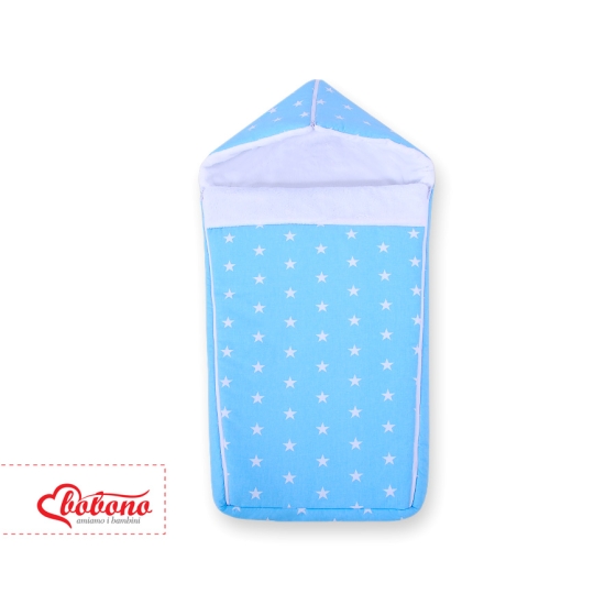 Pram sleeping bag- Blue stars