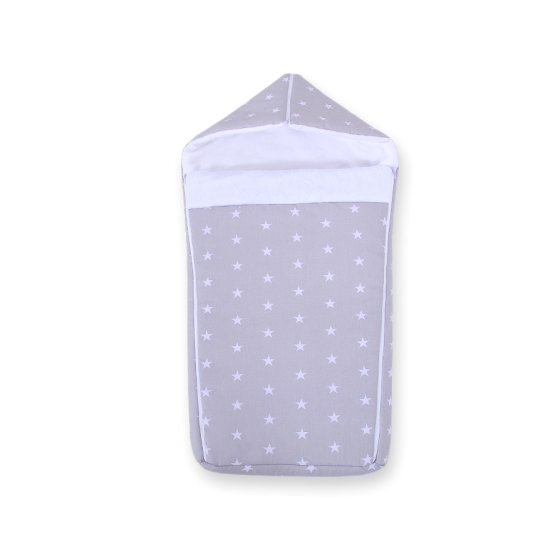 Pram sleeping bag- Gray Stars