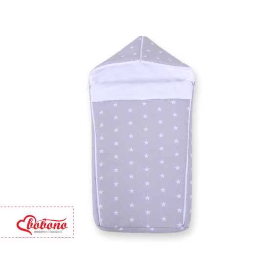 Pram sleeping bag- Gray Stars
