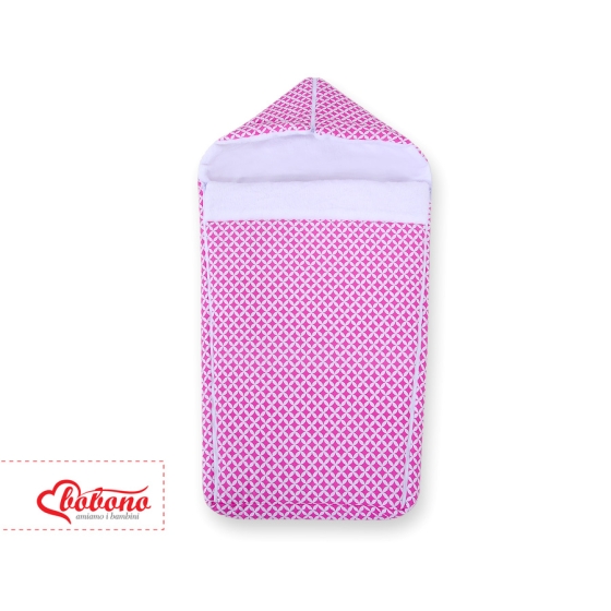 Pram sleeping bag- pink flowers