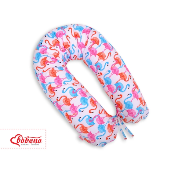 Pregnancy pillow - flamingo