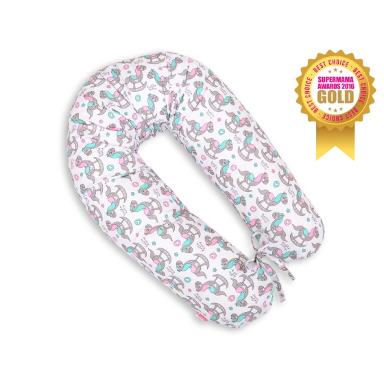 Pregnancy pillow - rocking horses