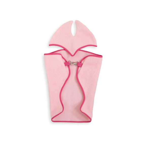 Set for Hobby Horse A3: Fleece blanket + earmuffs - light pink