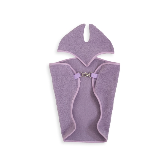 Set for Hobby Horse A3: Fleece blanket + earmuffs - violet