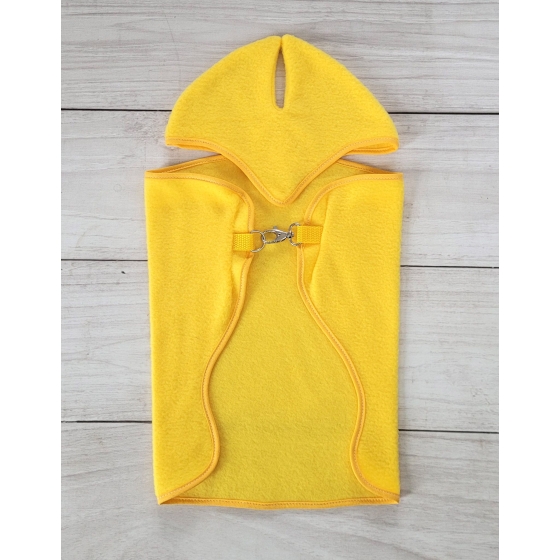 Set for Hobby Horse A3: Fleece blanket + earmuffs - yellow