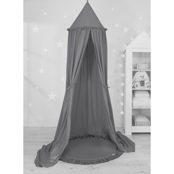 Set: Hanging canopy + Floor play mat- anthracite