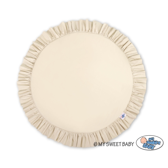 Set: Hanging canopy + Floor play mat- beige