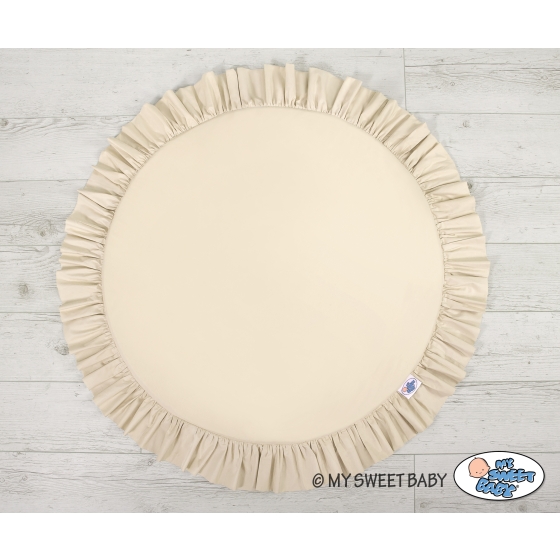 Set: Hanging canopy + Floor play mat- beige