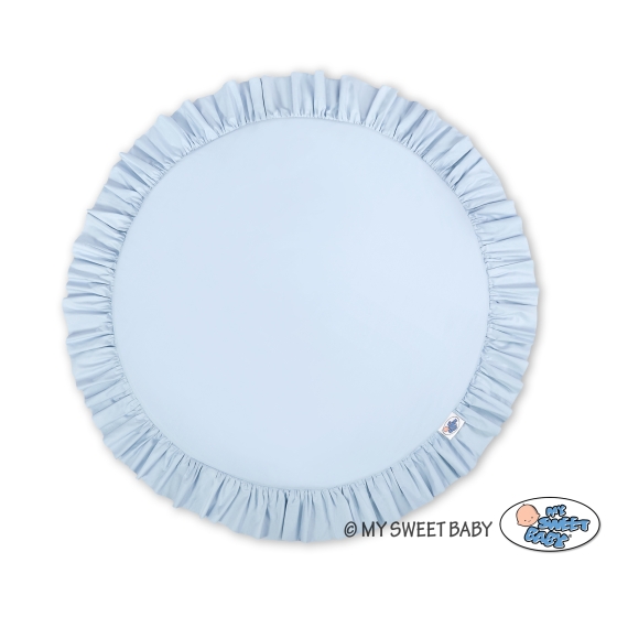 Set: Hanging canopy + Floor play mat- blue