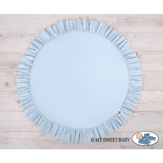 Set: Hanging canopy + Floor play mat- blue
