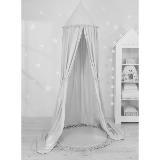 Set: Hanging canopy + Floor play mat- gray