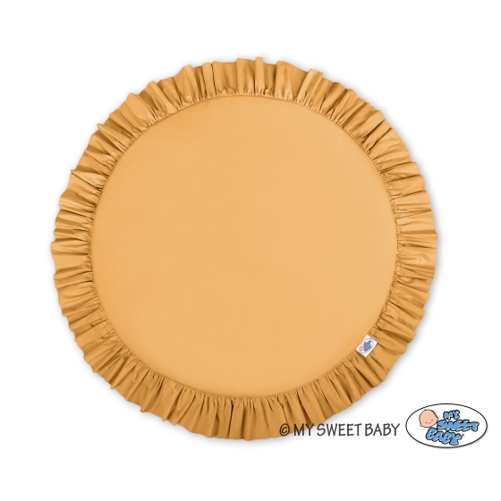 Set: Hanging canopy + Floor play mat- honey yellow