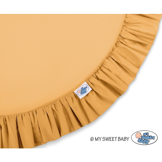 Set: Hanging canopy + Floor play mat- honey yellow