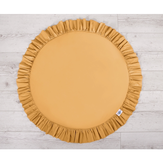 Set: Hanging canopy + Floor play mat- honey yellow