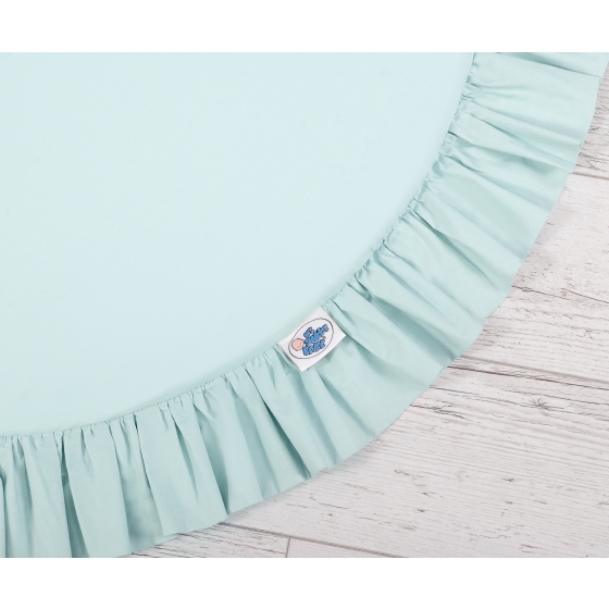 Set: Hanging canopy + Floor play mat- mint