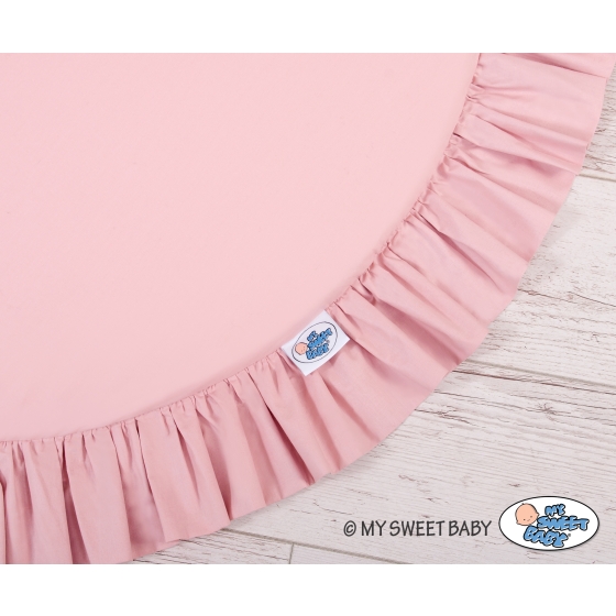Set: Hanging canopy + Floor play mat- pastel pink