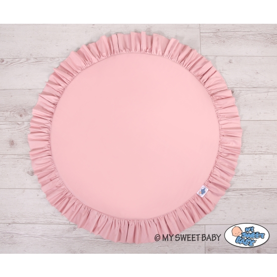 Set: Hanging canopy + Floor play mat- pastel pink
