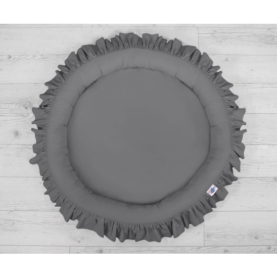 Set: Hanging canopy + Nest with flounce- anthracite