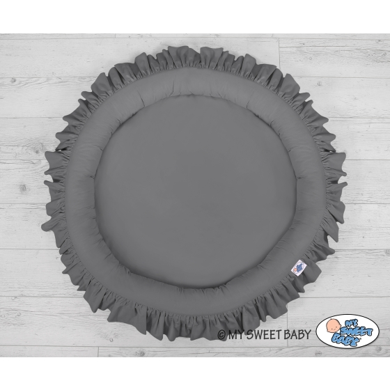 Set: Hanging canopy + Nest with flounce- anthracite