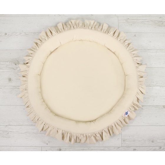 Set: Hanging canopy + Nest with flounce- beige