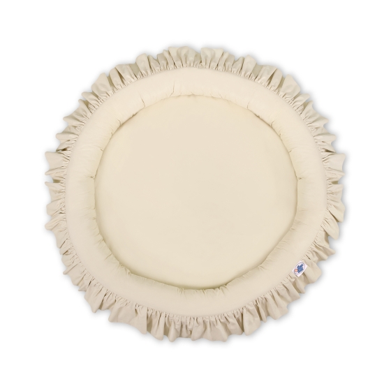 Set: Hanging canopy + Nest with flounce- beige