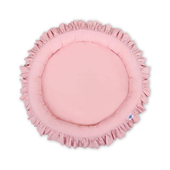 Set: Hanging canopy + Nest with flounce- pastel pink