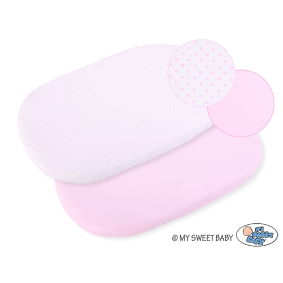Sheet made of cotton for wicker crib- 2pcs