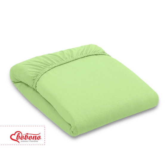 Sheet made of jersey 140x70cm- Green