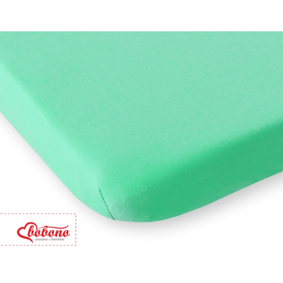Sheet made of jersey 140x70cm- mint