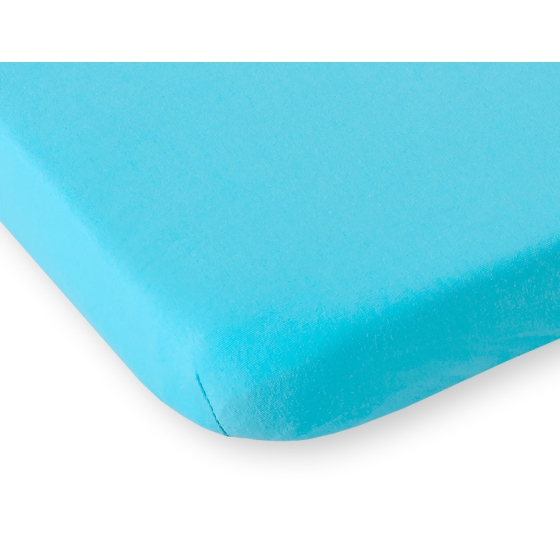 Sheet made of jersey 140x70cm- türkis