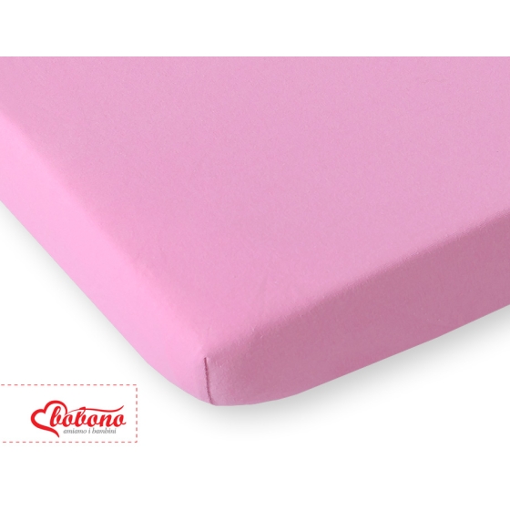 Sheet made of jersey for Baby Bed 140x70cm- Pink