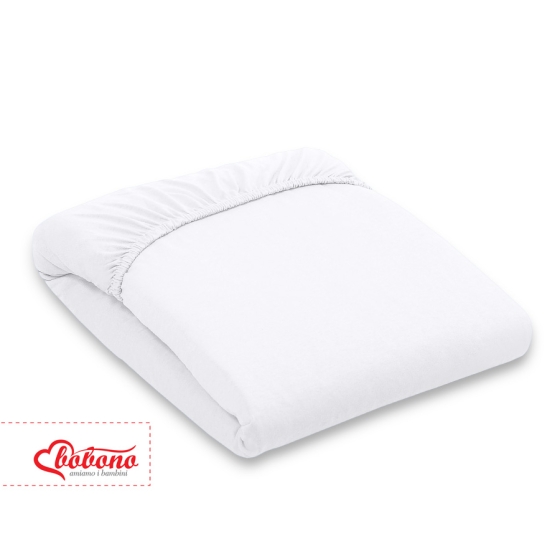 Sheet made of jersey for Baby Bed 140x70cm- White