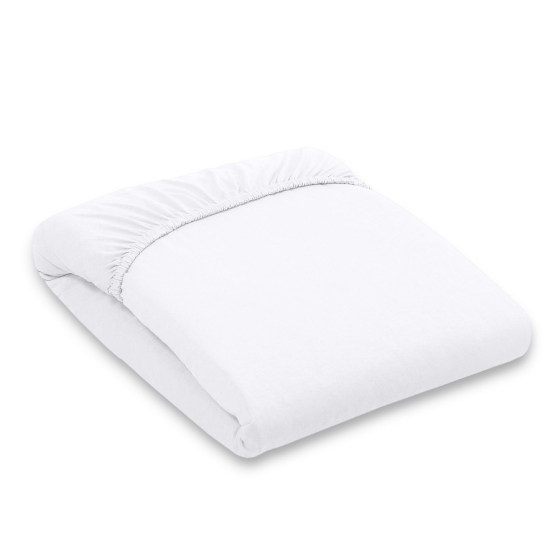 Sheet made of jersey for Baby Bed 140x70cm- White