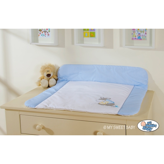 Soft Baby Changing Mat- Doneky Luca blue