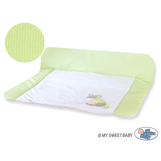 Soft Baby Changing Mat- Doneky Luca green