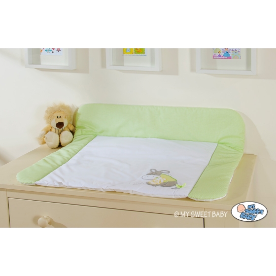 Soft Baby Changing Mat- Doneky Luca green