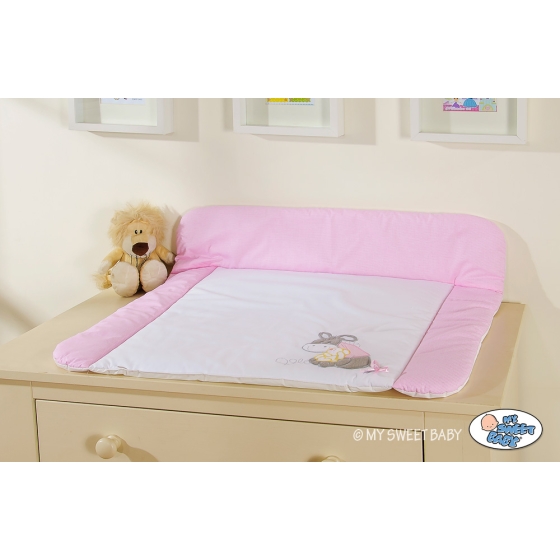 Soft Baby Changing Mat- Doneky Luca pink