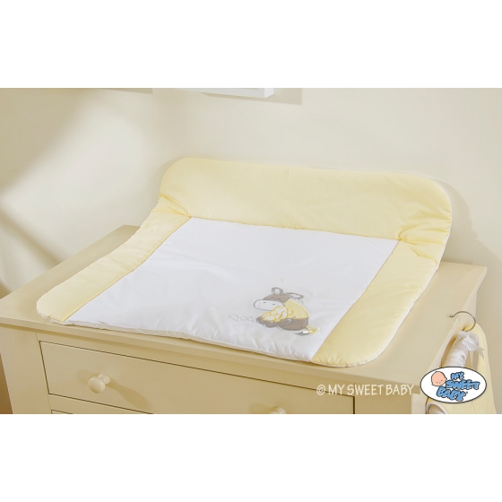 Soft Baby Changing Mat- Doneky Luca yellow